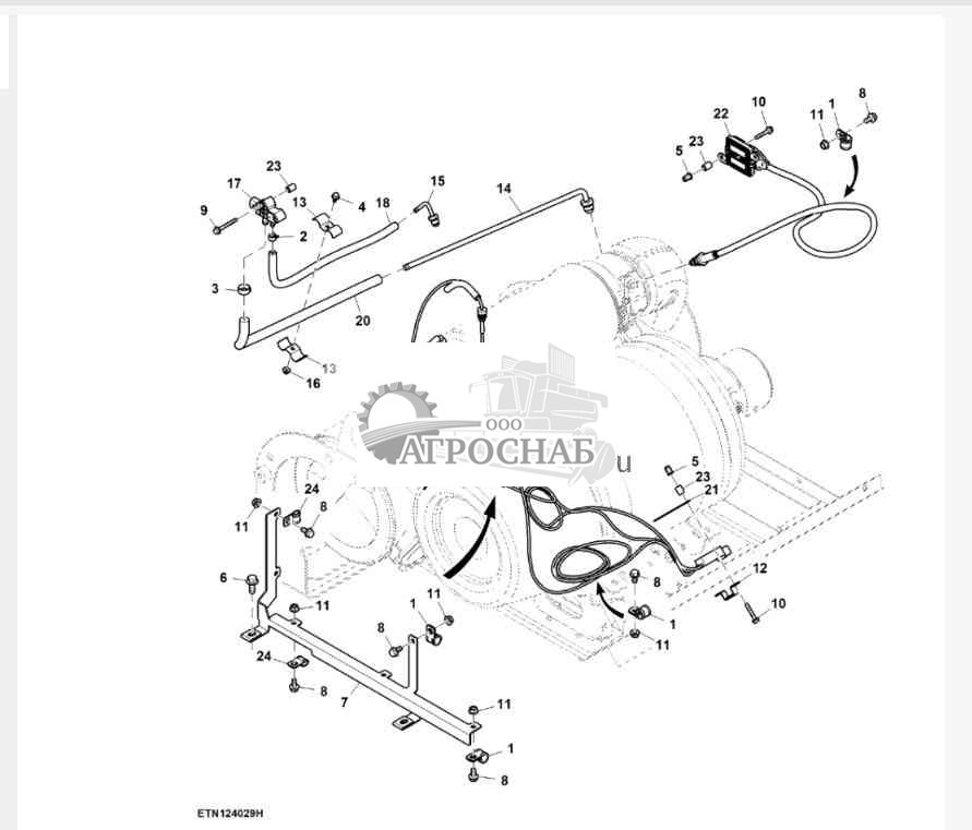 Выхлопная труба, датчики контроллера окисления дизельного двигателя 